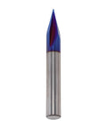Durable Nano Coated 3 Flute Carbide V Groove Router Bit With 1/4 Inch Shank And 30 Degree Angle for acrylic and wood