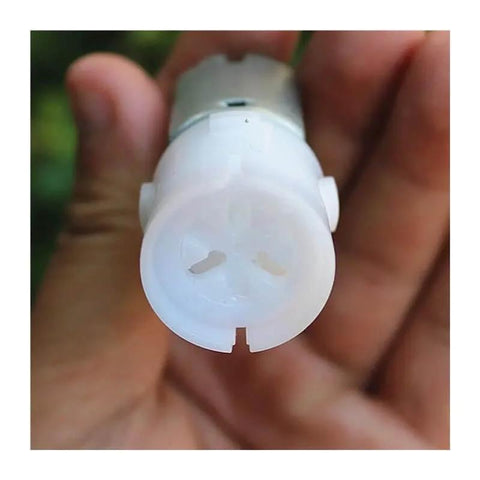 Close-up of the Small 280 Planetary Gearbox With Gear Brush Electronic Starter, showing the connector for DC Motors 6V 9V 12V.