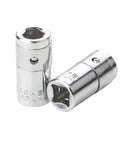 Hex Shank Socket Bit Adapter Set From One Quarter Inch Square Drive To One Quarter Inch Hex 2 Pack Chrome Vanadium Steel