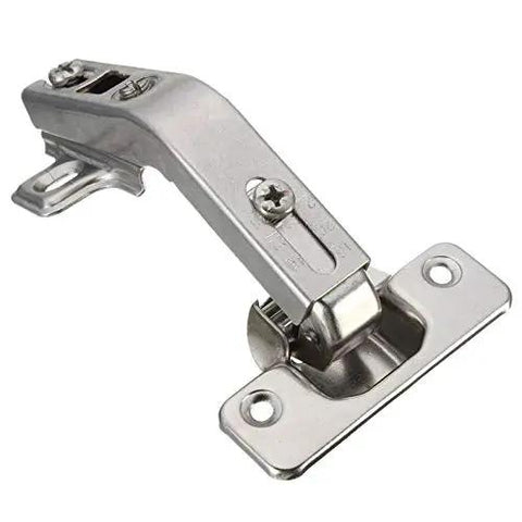 Corner Folded Cabinet Door Hinges For Kitchen And Bathroom Cupboard 2 Hole Mount Durable Aluminum Alloy Construction