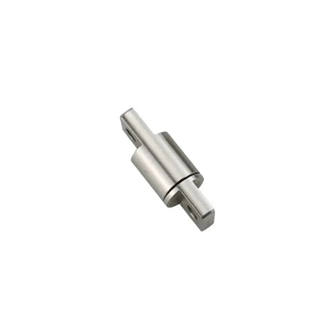 Premium Concealed 360 Degree Rotary Shaft Hinge With Constant Torque And One-Word Damping For Smooth Cabinet Swings In Heavy Duty Cabinetry Projects Around The House, showing sleek metal design.