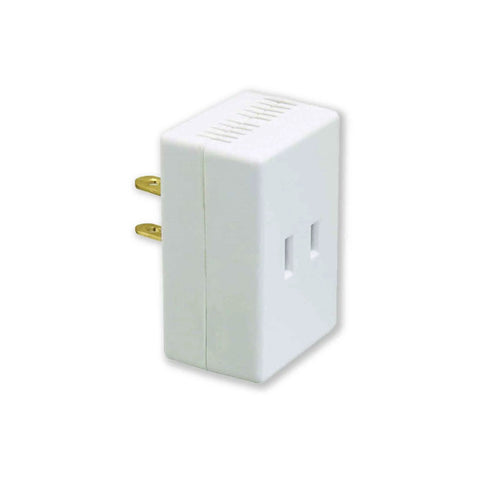 Turn Any Lamp Into A No Fuss Sleek Touch Lamp With This 200W 3 Level Plug In Dimmer In White, side view of the device