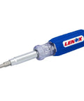 6 In 1 Multi Bit Screwdriver With In-Handle Storage, Dual Sided Removable Shafts, Slip Resistant Grip, Acetate Handle