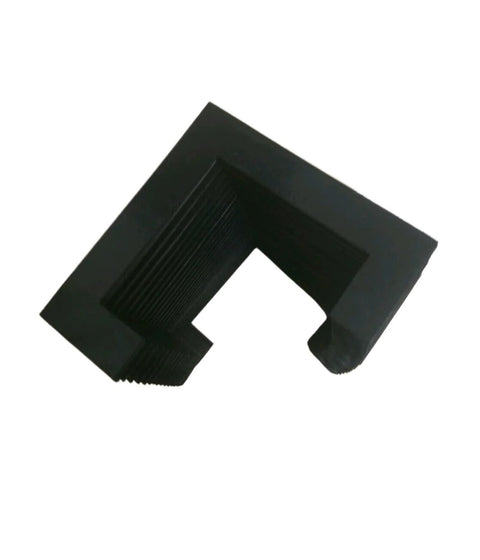 Flexible Milling Machine Guard Dust Cover Shield With PVC Plate For Oil Water Dust Protection Keeps Your Slideways And Precision Parts Clean Durable Tri Proof Nylon Bellows Cover in L shape