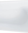 Heavy Duty Acrylic Bathtub Drain Kit With Overflow Featuring Corrosion Resistant Piping And Leakproof Design Built Tough For No Fuss Bathroom Upgrades And Smooth Reliable Everyday Performance shown from above, highlighting the smooth interior.