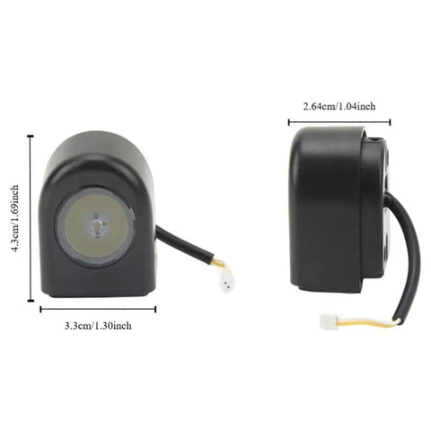 LED Front Headlight For Electric Scooter M365 M365 Pro M365 Pro2 1S Lite Front Light Replacement, Durable Plastic Housing, Plug And Play Install, Night Riding Spare Part