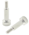 Heavy Duty Stainless Steel Hex Socket Shoulder Bolts Set, 4 Pieces, 304 Stainless, M3 Thread, 5mm Shoulder Diameter, 10mm Shoulder Length