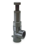2 Inch Adjustable Pressure Relief Valve For Plumbing Lines Rock Solid Pvc Build With Epdm Seals And Coiled Springs Heavy Duty Threaded Ends No Sweat Overpressure Protection Top Shelf Performance