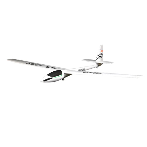 2500mm ASW 17 Electric RC Glider Plane Kit PNP with durable wing joiners and strong motor in flight position