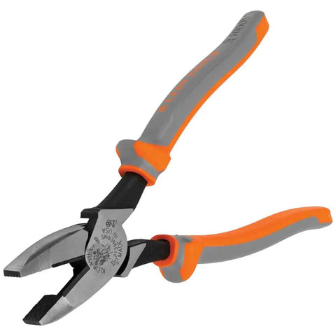 1000V Rated Insulated Side Cutting Pliers 9 Inch Built For Pros With High Leverage, Induction Hardened Knives, Made In USA