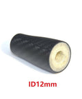 2Pcs 53mm 3K Woven Carbon Taper Grip Handle With PU Inside For Rod Building Component ID12mm