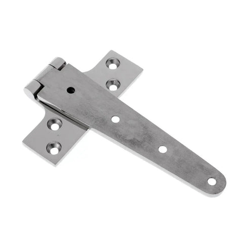 Bombproof Heavy Duty Workhorse Marine Grade 316 Stainless Steel T Hinge Gate Strap Tee Hinge for barn or boat use.