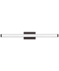 36 Inch LED Vanity Light Fixture With Switchable White Color Temperature 3000K 3500K 4000K Bronze Finish 90 CRI low profile
