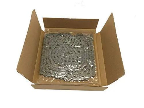 Replacement Chain For Sliding Gate Opener With Connector Link 10 Feet Long Roller Chain ANSI 41 in open box packaging