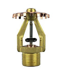 Rock Solid Full Copper ESFR Fast Response Pendent Fire Sprinkler Head With A One Inch Male Thread And 74 Celsius Link visible from front angle.