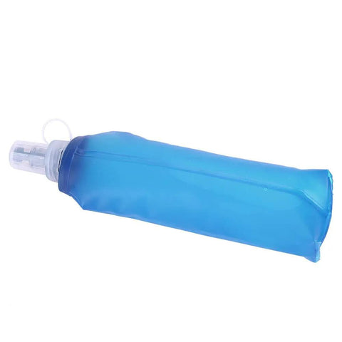 Portable Hydration Pack With 250ml Soft Reservoir For Hiking, Cycling, Camping And Outdoor Activities, blue TPU material