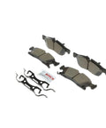 Bosch BC1904 QuietCast front ceramic brake pad set with four pads and mounting hardware