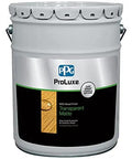 Top Shelf 5 Gallon Exterior Wood Stain In Rich Dark Oak One Coat Oil Finish For Decks And Fences Heavy Duty UV Shield Water Repellent Workhorse Built To Take A Beating Over Time in a sturdy white bucket.