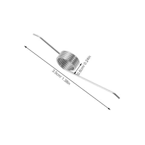 Get Your Trash Can Lid Fixed With This 10pc Torsion Spring Repair Kit For Silent Close And Quick Home Maintenance Without Any Extra Tools Or Mess, silver spring 3.5cm
