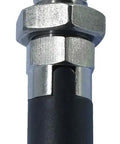 Built Like A Tank M20 Self Locking Spring Plunger With Fine Thread Stainless Steel Indexing Pin And No Nonsense Positioning Lock Knob front view, 90mm length.