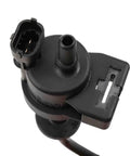 Top view of GM Vapor Canister Purge Valve 55573017 Replacement for EVAP System, black plastic material, connector and nozzle visible.