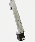 Linear stage actuator side view, 150mm aluminum slide with NEMA 14 motor