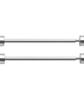 Two Pack Watch Strap Screw Tube Rods Friction Pin Clasp Kit for Wristwatch Repair, stainless steel rods