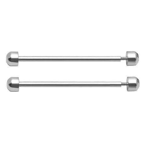 Two Pack Watch Strap Screw Tube Rods Friction Pin Clasp Kit for Wristwatch Repair, stainless steel rods