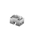Heavy Duty Badass Precision CNC Machining Wedge Clamping Block showing precision design for M6 M8 M10 M12 fittings.