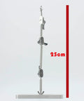 Pro Grade Stop Motion Rig With 500g Payload, Heavy Duty Stainless Steel Helping Hand, Soldering Station Stand, Flexible Foldable Joints With CNC Machined Balls For Smooth Puppet Rigging In Stop Motion Animation, 25cm