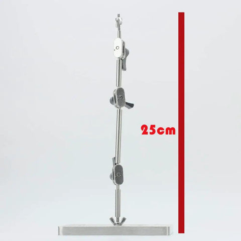 Pro Grade Stop Motion Rig With 500g Payload, Heavy Duty Stainless Steel Helping Hand, Soldering Station Stand, Flexible Foldable Joints With CNC Machined Balls For Smooth Puppet Rigging In Stop Motion Animation, 25cm