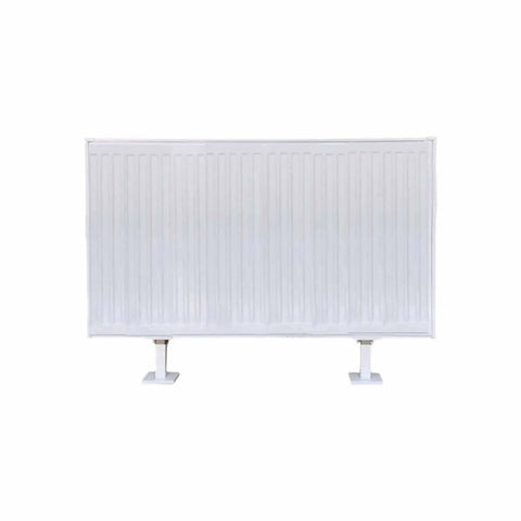 Sturdy Adjustable Floor Radiator Bracket Made From Steel With Smooth Finish Secure Support Feet For Bedroom And Living Room Easy Install Height Range 14 To 21 Cm Keeps Your Radiator Stable