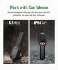 Thermal Imaging Camera With Visual Sensor And Laser Pointer, Dual IR And Visible Cams, IP54 Infrared Camera, drop test display.