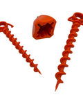 Screwdriver 2.0 Drill Attachment For Quick Ground Screw Installation And Removal with orange ground anchors