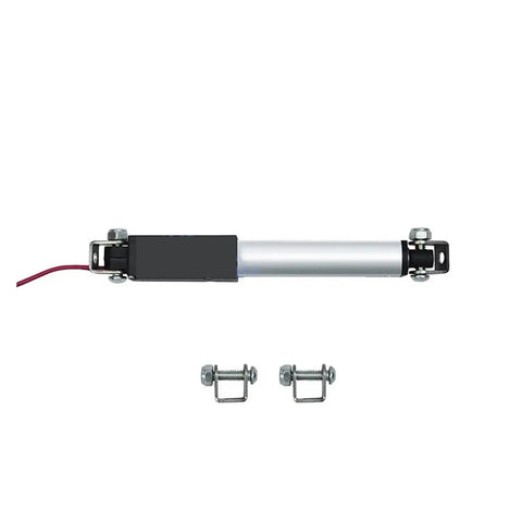Beefy 6 To 24V Linear Actuator With 10 To 100mm Stroke For Robotics And Automation, aluminum housing, mounting brackets