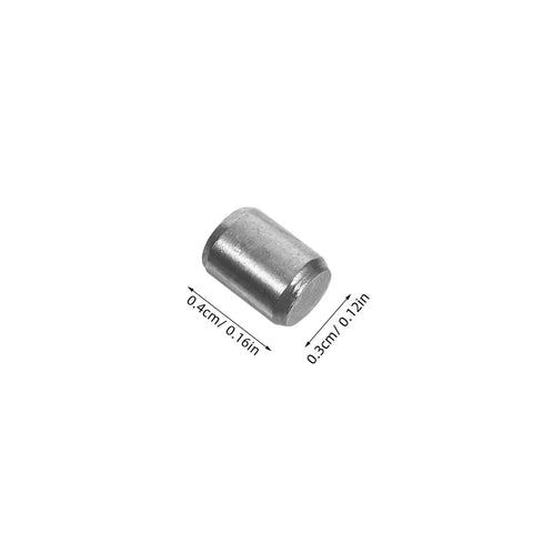 Galpada 50 Pieces Stainless Steel Cylindrical Dowel Pins That Are Totally Sweet For Metal And Wood Bunk Bed Furniture Install Plus High Strength Shelf Support Pegs Made Tough For Your Industrial Machinery And Production Jobs Today, individual dowel pin measuring 0.4cm x 0.3cm.