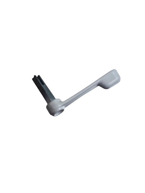 Sliding Patio Door Latch Lever White Thumbturn Replacement for Patio Door Hardware on Standard Aluminum Doors