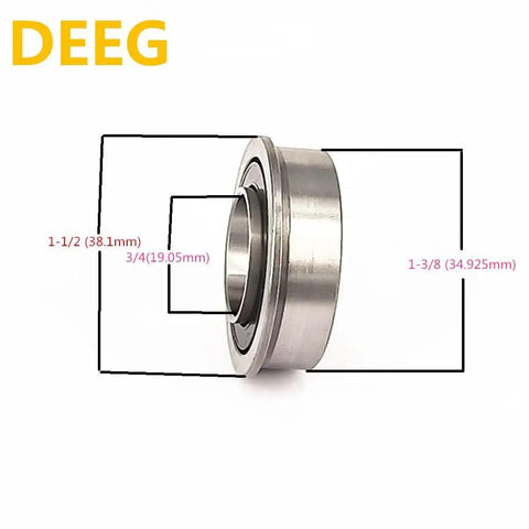 Front Wheel Bearing Conversion Kit 4 Pack For Riding Lawn Mowers Easy Install Heavy Duty Bolt On Upgrade That Replaces Craftsman Husqvarna