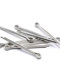 100 Piece 304 Stainless Steel Cotter Pin Clip Fastener Assortment Kit For Automotive Mechanics And Small Engine Repair Six Size Set M1.5x25 M2.5x25 M2.5x40 M3.2x30 M3.2x40 M4x60 Corrosion Resistant Anti Rust For Cars Trucks Power Equipment Garage Tools