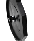 Hardcore Shop Approved 8 Inch Table Saw Blade Holder Wall Mount Rack For Circular Miter And Panel Saws black locking knob close-up