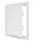Rock Solid 12 Inch Abs Plastic Hinged Access Panel Waterproof Wall Cover Door For Bathrooms And Kitchens with sealed hinge.