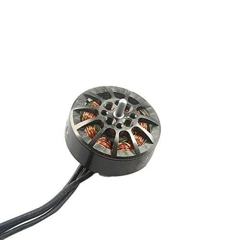 EX1404 Brushless Motor For 3 Inch Drones, 1.5mm Shaft, close-up view of motor design showing coils and shaft.