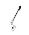 Road Bike Stem Gooseneck For 25.4 And 22.2 Mm Handlebars Aluminum Head With Iron Body Durable Ride Ready 220 Mm Length
