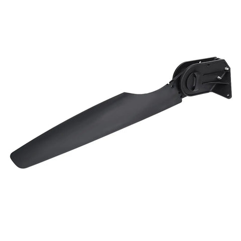Rugged Black Plastic Watercraft Rudder For Canoe And Kayak Angling Boats Lightweight Portable Direction Control Kit side view