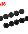 M6 black nylon screw caps for 50 Pack M5 And M6 Screw Caps Covers Hex Hole Anti Dust Nylon Locknut Stopper For Hexagon Allen Socket Cap Screws Bolts Mountain Bike Road Bicycle Cycling Gear