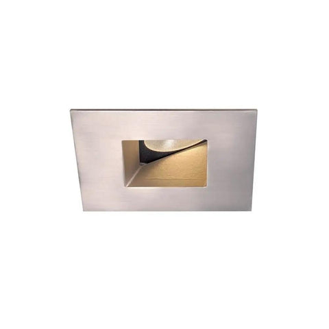 Tesla Pro 2 Inch LED Square Trim with Light Engine Adjustable 0 to 30 Degrees 2700K Narrow Beam Brushed Nickel Finish for 2 Inch Housings