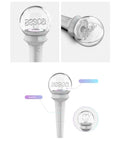 Official AESPA Light Stick for Kpop fans, durable LED concert baton with 94x94x257 mm build, showing random color LED light.