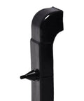 Close-up of black rubber cushion from GM Radiator Mounting Pads 4 Pack Black Rubber Cushions For 1968 To 1982 Radiator Support Bushings