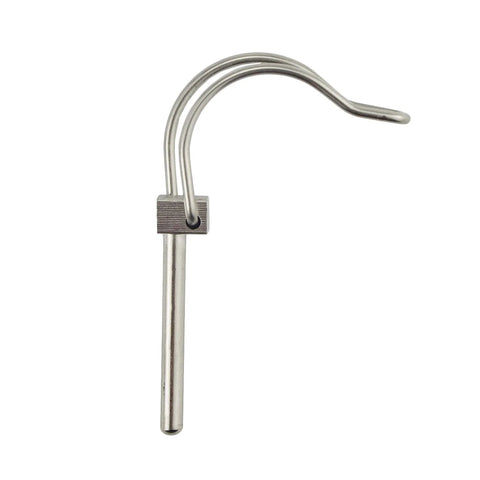 Pair Of Marine Grade Stainless Steel 316 Quick Lock Release Trailer Towing Coupler Safety Pins 4.5mm Diameter 50mm Length