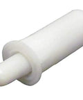 Spring Loaded Plantation Shutter Repair Pins White Pivot Hardware For Window Louver Stile Replacement 10 Pack close-up view of white pivot hinge pin.